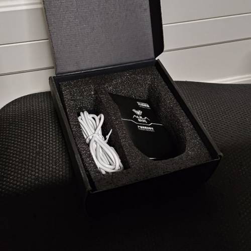 無線電競滑鼠 AULA 充電式 USB-C 太空灰色 RGB