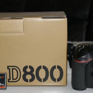 Nikon D800 (not D810 D850)