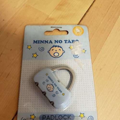 全新 sanrio minna no tabo padlock 2005 密碼 鎖頭 夾萬