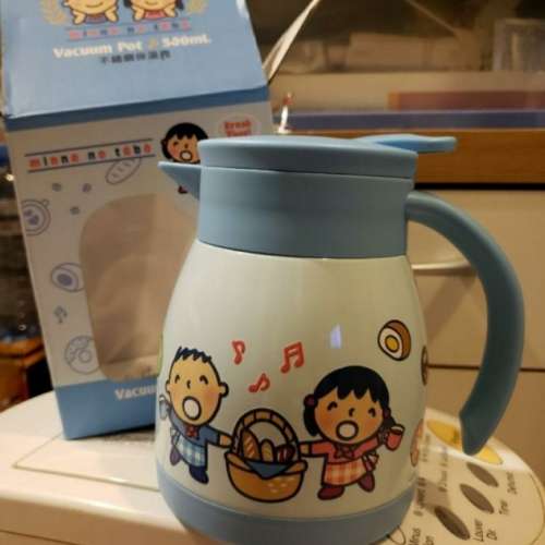全新 正貨 7-11 Sanrio minna no tabo 大口仔 不銹鋼 保溫瓶 vacuum pot 500ml
