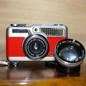 半格機: Canon Demi C 可換鏡頭 半格機 Olympus Pen F