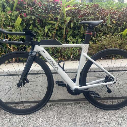 2025 JAVA RIVALE 24速 電變油剎 碳叉鋁合金鐵三TT公路車 送水架前後蛙燈