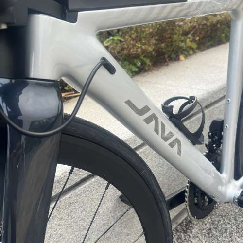 2025 JAVA RIVALE 24速 電變油剎 碳叉鋁合金鐵三TT公路車 送水架前後蛙燈