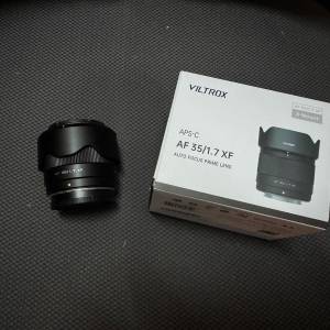 （行貨有保） Viltrox AF 35mm F1.7 Fujifilm XF mount（適合XT5, XT50, XS20, XM5...