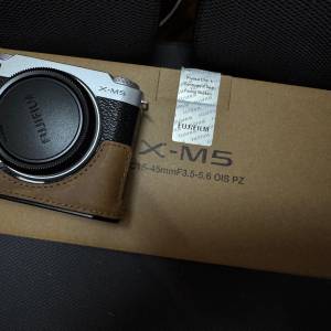 (99% New) Fujifilm X-M5 （銀色）(淨機，非kit set)