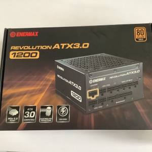 [行貨十年保] 安耐美 REVOLUTION ATX 3.0 1200W 12VHPWR 全模 電源供應器大功率電源...