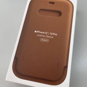 🍎 白菜價 原裝 iPhone 12 / iPhone 12 Pro Leather Sleeve Magsafe 皮革保護套 殼...