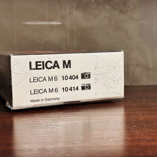 【原封未拆】Leica M6 相機 （原廠包裝 早期黑色）