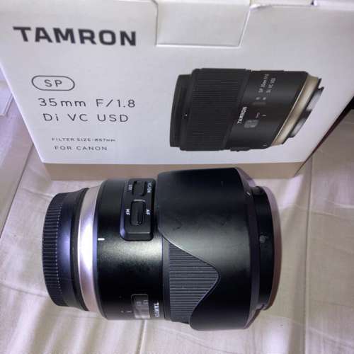 行貨tamron 35mm f1.8 完美cover gfx100, gfx50, for 1dx 5d 6d 7d r3 r5 r6 r7 r10
