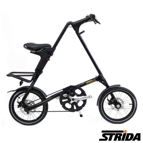 台灣直送) 英國 STRiDA 5.0版 16吋 單速 碟剎 皮帶傳動 折叠車 送前後蛙燈叮叮