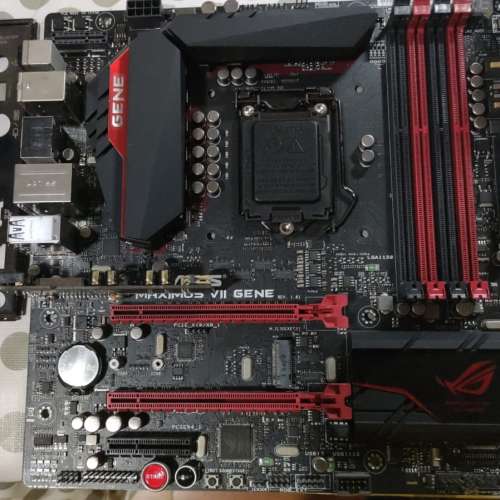 ASUS MAXIMUS VII GENE Micro-ATX 主機板 MATX  支援第 4代 處理器