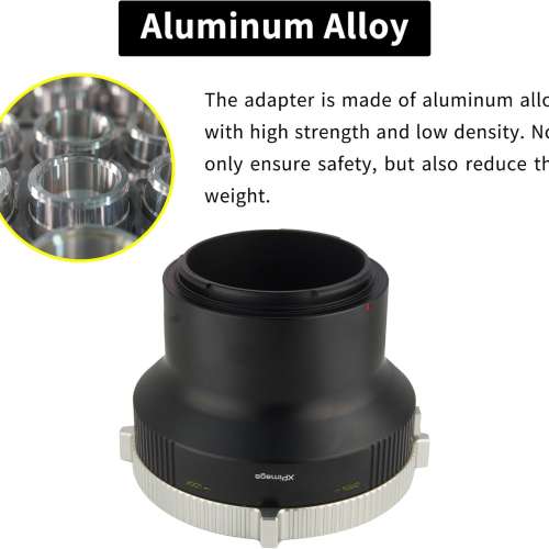 XPIMAGE Lens Mount Adapter - Pentax 6x7 (P67, PK67) Mount SLR Lens To Hasselblad