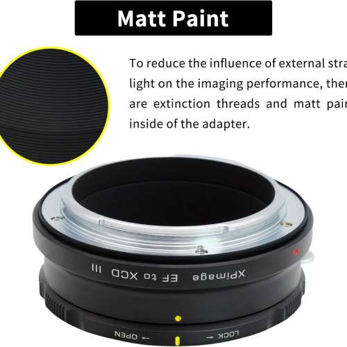 XPIMAGE Lens Mount Adapter - Canon EOS (EF / EF-S) D/SLR Lens To Hasselblad XCD