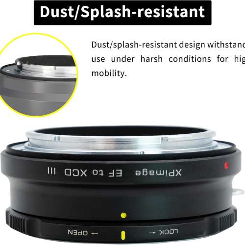 XPIMAGE Lens Mount Adapter - Canon EOS (EF / EF-S) D/SLR Lens To Hasselblad XCD