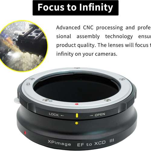 XPIMAGE Lens Mount Adapter - Canon EOS (EF / EF-S) D/SLR Lens To Hasselblad XCD