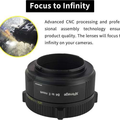 XPIMAGE B4 (2/3) ENG Cine Lens To Sony E-Mount Mirrorless Cameras Mount Adaptor