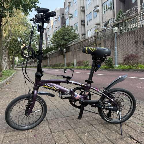 極罕大行折疊車SRA683 16寸Dahon  Dove D8 摺疊車 鋁合金車架8速整車，8.5KG 超輕！
