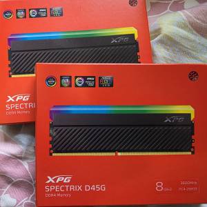 Adata XPG D45G ddr4 8gbx4 (水貨有盒）not ddr5