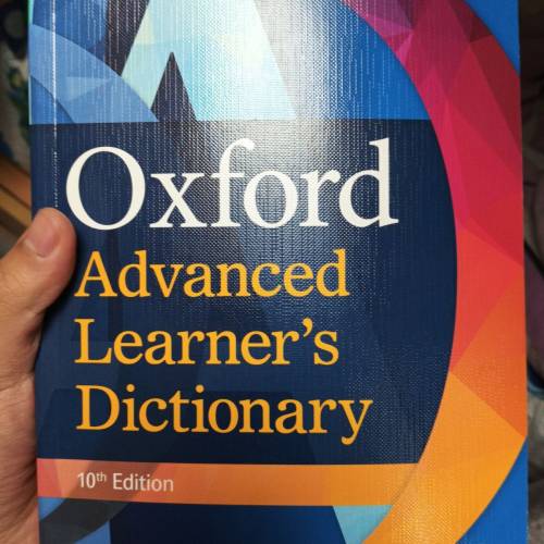 Oxford advanced learer's dictionary