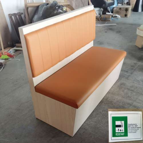 茶餐廳卡位梳化訂造,防火阻燃卡位梳化,儲物櫃沙發訂製,茶餐料理店卡位沙發座椅訂造,...