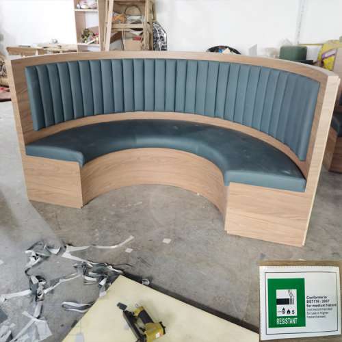 茶餐廳卡位梳化訂造,防火阻燃卡位梳化,儲物櫃沙發訂製,茶餐料理店卡位沙發座椅訂造,...