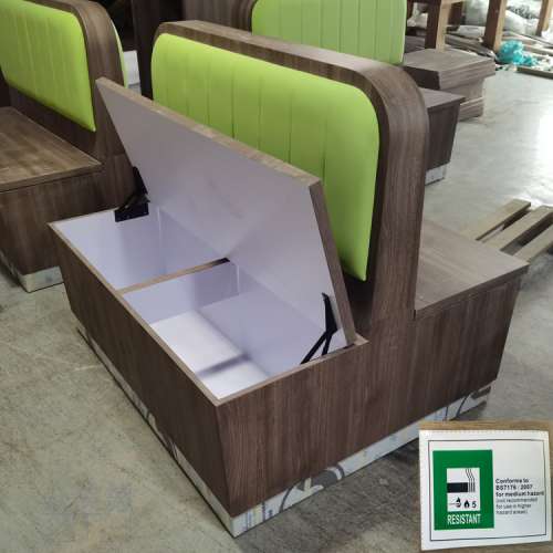 茶餐廳卡位梳化訂造,防火阻燃卡位梳化,儲物櫃沙發訂製,茶餐料理店卡位沙發座椅訂造,...