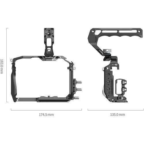 SmallRig HawkLock Quick Release Cage Kit For Panasonic Lumix GH7 / GH6 - 4825