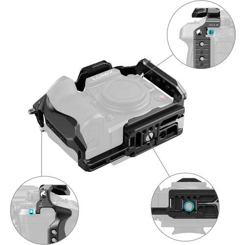 SmallRig HawkLock Quick Release Cage Kit For Panasonic Lumix GH7 / GH6 - 4825