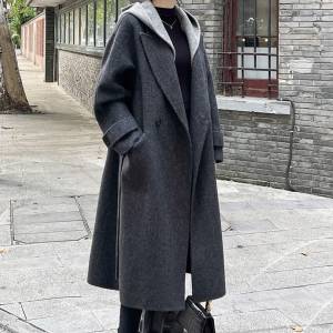真羊毛韓版闊外套