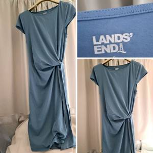 湖水藍！LANDS' END 連身裙 dress dresses