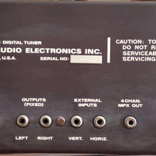 SAE mark six FM digital tuner (1972-1975)