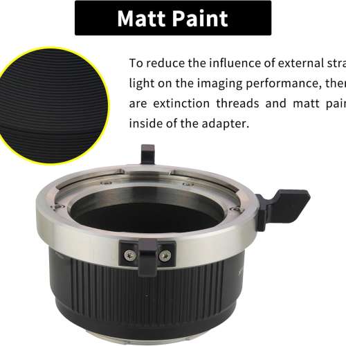 XPIMAGE Arri PL (Positive Lock) Mount Lens To Nikon Z-Mount  Mirrorless Cameras