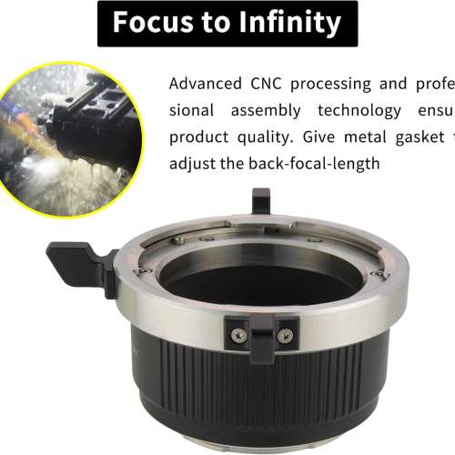 XPIMAGE Arri PL (Positive Lock) Mount Lens To Nikon Z-Mount  Mirrorless Cameras