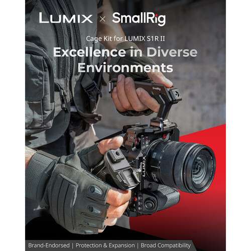 SmallRig Camera Cage for Panasonic LUMIX S1R II, S5 II, S5 IIX & G9II