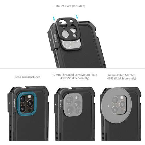 SmallRig Mobile Video Cage Flagship Edition for iPhone 16 Pro - 4828