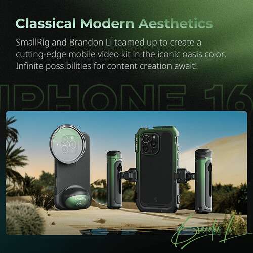 SmallRig x Brandon Li Mobile Video Kit for iPhone 16 Pro - 5002
