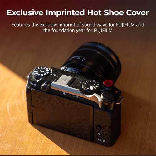 SmallRig Thumb Grip with Hot Shoe Cover for FUJIFILM X-M5 (Silver) - 4877