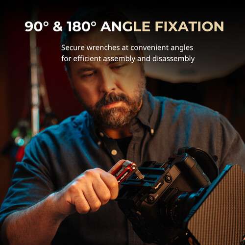 SmallRig x FILM RIOT 7-in-1 Folding Wrench Set (Black) - 4374