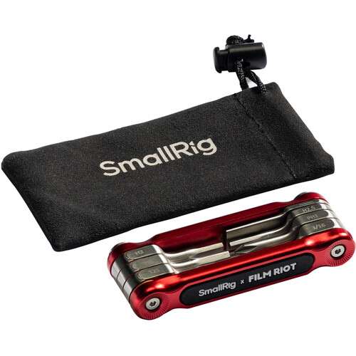 SmallRig x FILM RIOT 7-in-1 Folding Wrench Set (Red) - 4811