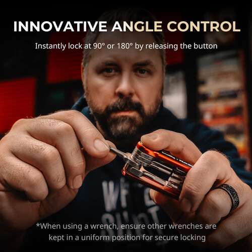 SmallRig x FILM RIOT 7-in-1 Folding Wrench Set (Red) - 4811