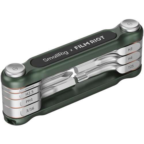 SmallRig x FILM RIOT 7-in-1 Folding Wrench Set (Green) - 4812