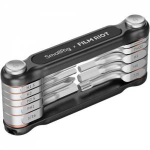 SmallRig x FILM RIOT 10-in-1 Folding Wrench Set (Black) - 4375