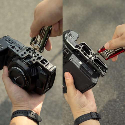 SmallRig x FILM RIOT 10-in-1 Folding Wrench Set (Red) - 4813