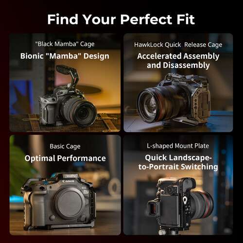 SmallRig HawkLock Quick Release Camera Cage for Canon EOS R5 Mark II - 4977