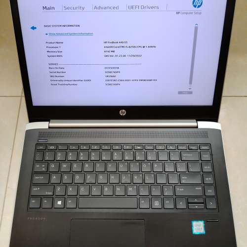 HP ProBook 440 G5/ 14.1&rdquo;LED/ i5-8250U 1.80GHz/ 8GB DDR4/ 240GB SSD/ 90% New NB