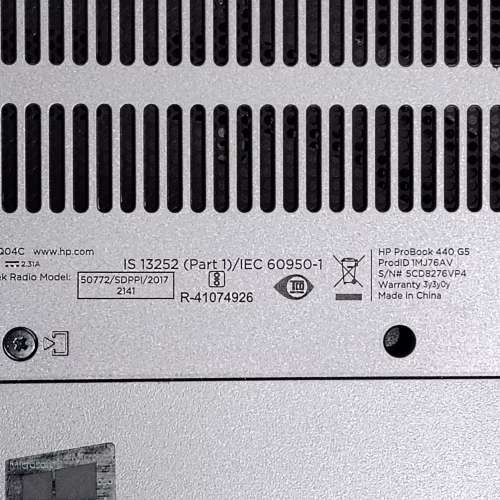 HP ProBook 440 G5/ 14.1&rdquo;LED/ i5-8250U 1.80GHz/ 8GB DDR4/ 240GB SSD/ 90% New NB