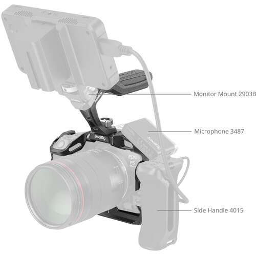 SmallRig "Black Mamba" Camera Cage Kit for Canon EOS R5 Mark II - 4976