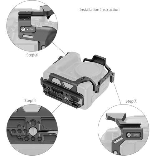 SmallRig Cage for Canon EOS R5 Mark II with CF-R20EP Battery Grip - 5092