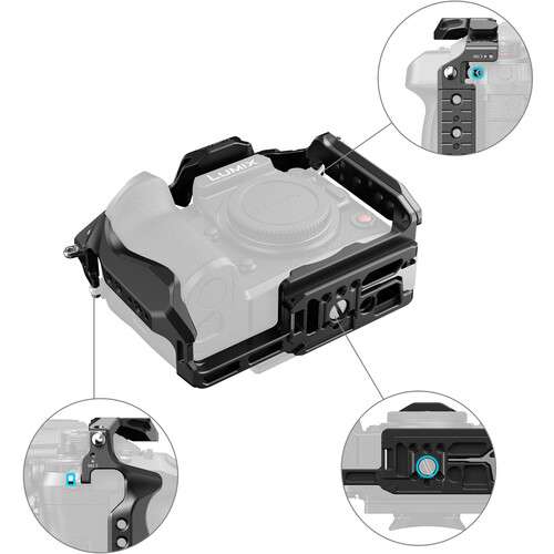 SmallRig HawkLock Quick Release Cage for Panasonic Lumix GH7 / GH6 - 4824