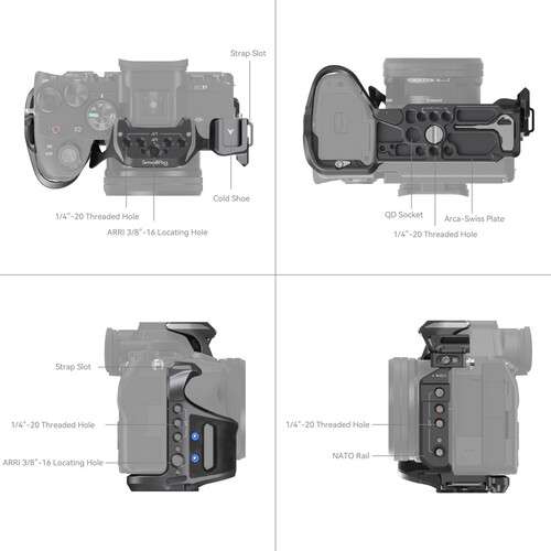SmallRig Rhinoceros Cage Kit for Sony a7R V, a7 IV & a7S III - 4308